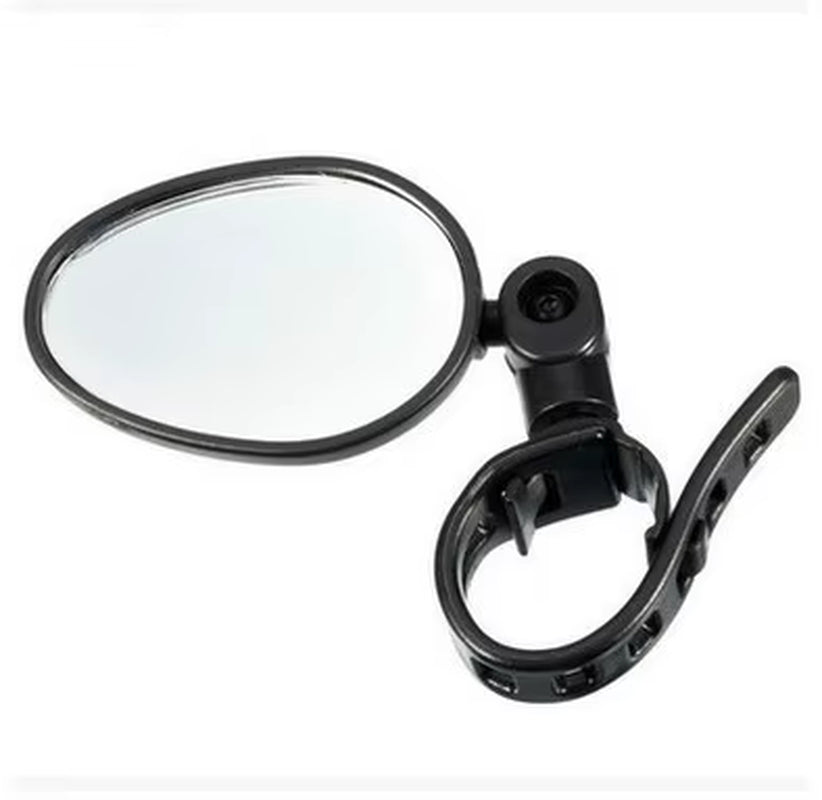 Adjustable Bike Rearview Mirror with Reflector – 360° Rotatable Handlebar Mirror for Bicycles and Electric Scooters