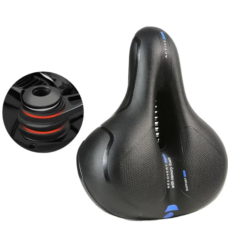 Hollow Breathable Bike Saddle – Shock Absorbing Comfortable Seat for MTB and Road Bikes