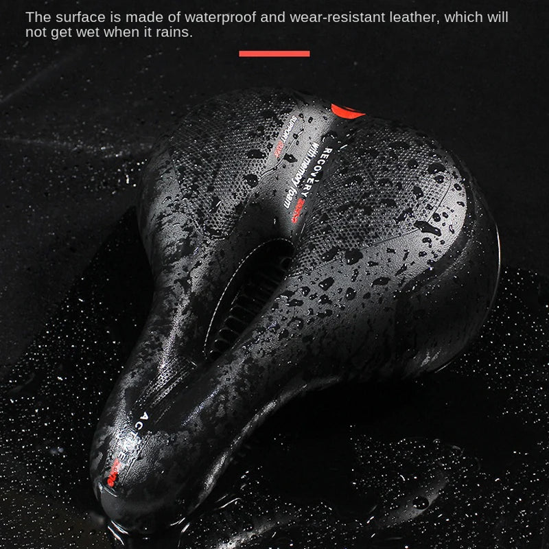 Hollow Breathable Bike Saddle – Shock Absorbing Comfortable Seat for MTB and Road Bikes