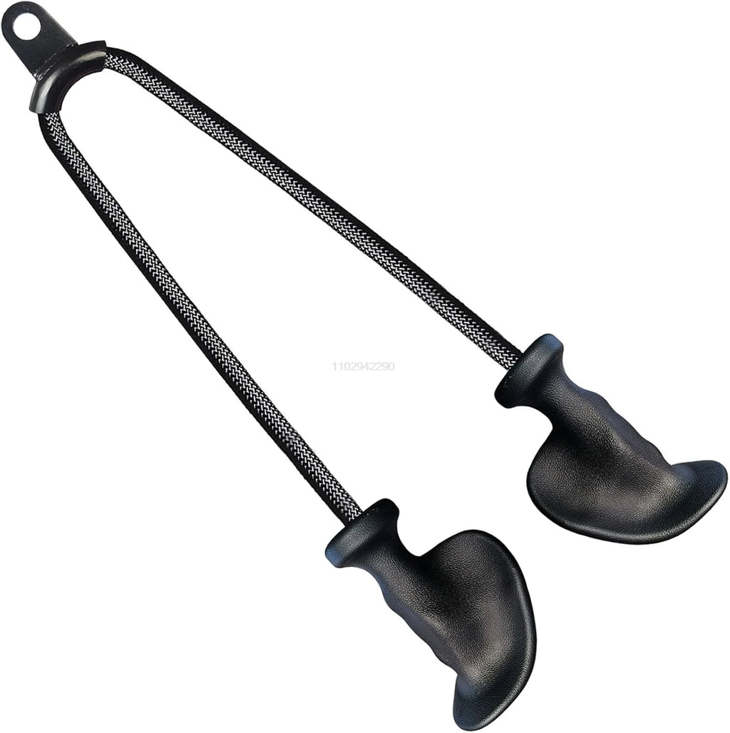Fitness Biceps Triceps Rope Pull down Grip Handles Muscle Gym Rope Pulley Cable Machine Attachment Back Pulls Pulley Accessories