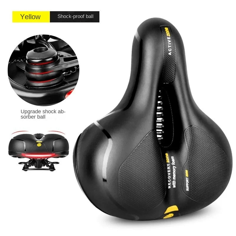 Hollow Breathable Bike Saddle – Shock Absorbing Comfortable Seat for MTB and Road Bikes